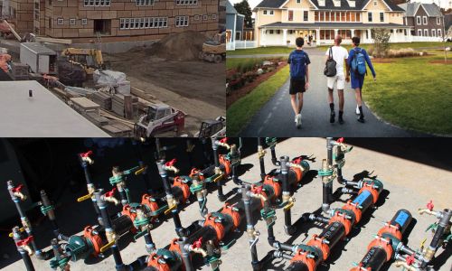 High-Efficiency Plumbing for a High-Performance Dormitory