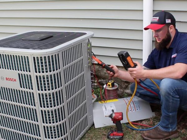 Central air service and installation