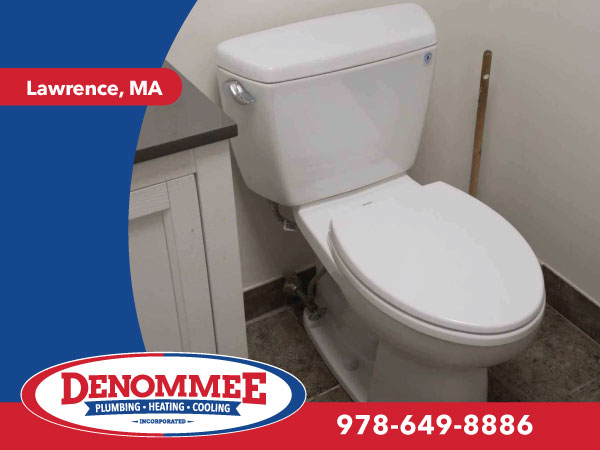 Toto Comfort Height toilet installed in Lawrence, MA