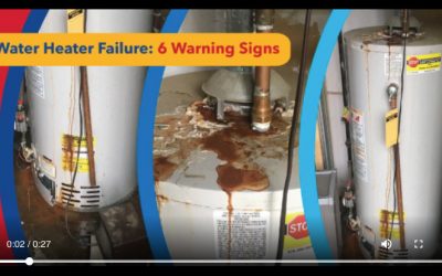6 Signs that your water heater is failing.
