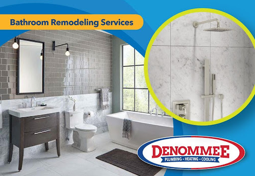 Call Denommee Plumbing for quality bathroom remodeling
