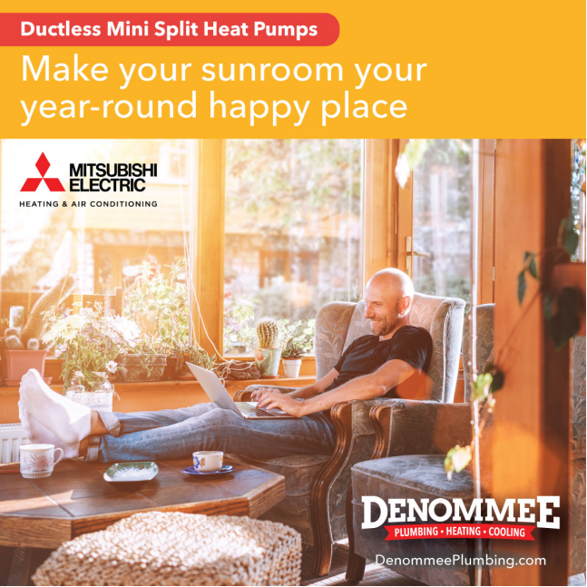 Ductless Mini Split Heat Pumps Make Sunrooms Your Happy Place.