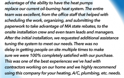 Five Star home heating & cooling system installation