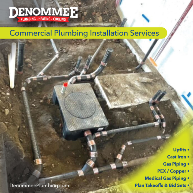 Commercial Plumbing Installation Services by Denommee
