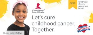 September is Childhood Cancer Awareness Month.