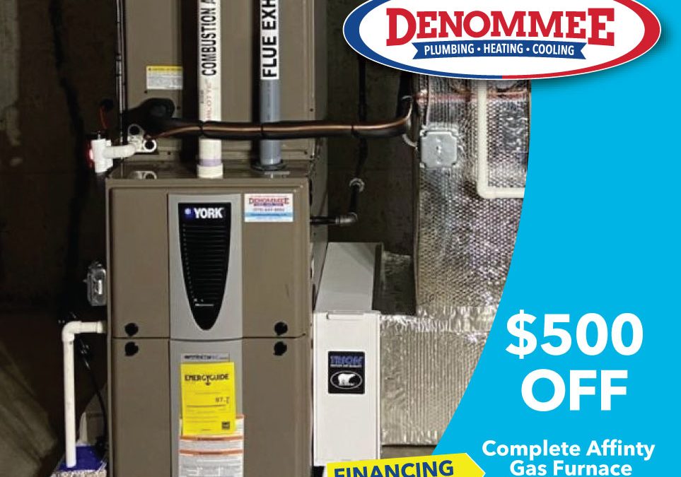 Comfort by YORK. Confidence by Denommee Plumbing, Heating & Cooling, Inc.