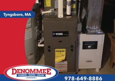 High-efficiency York YP9C Affinity Series Natural Gas furnace install ...