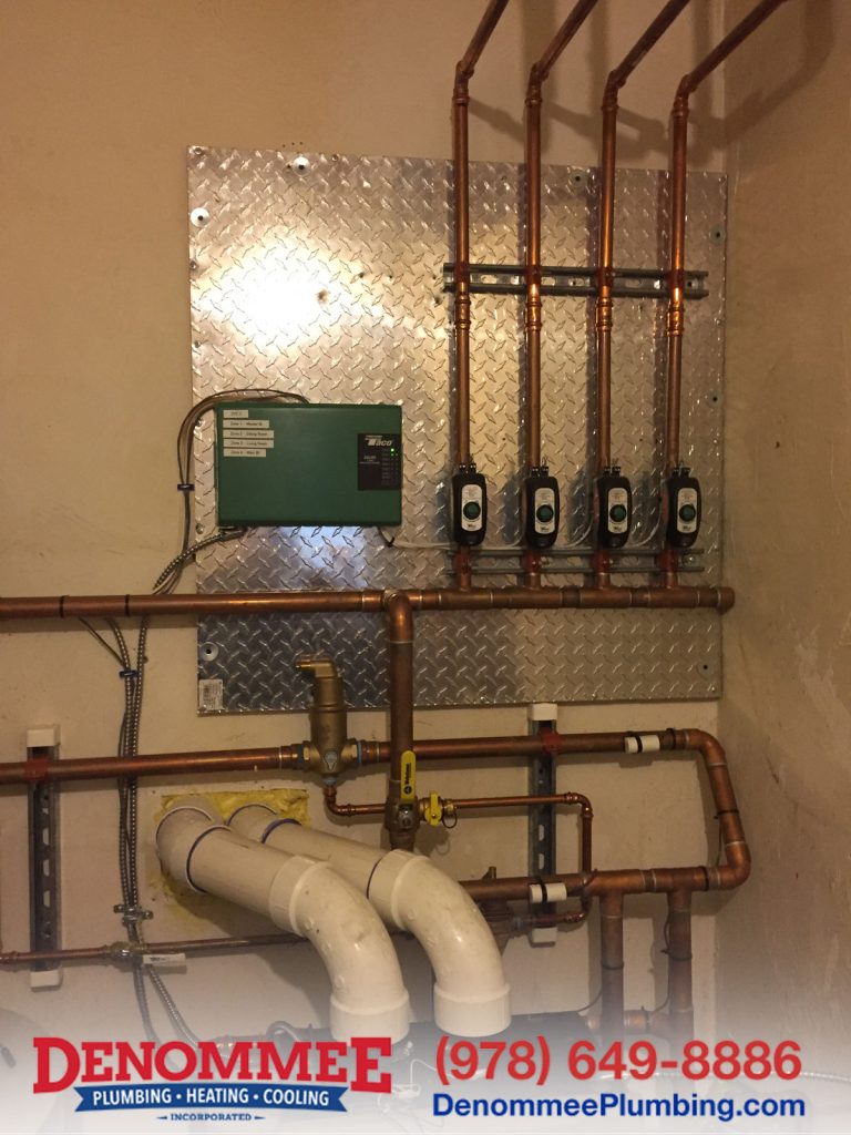 Boiler installation in Dracut, MA by Denommee Plumbing, Heating & Cooling, Inc