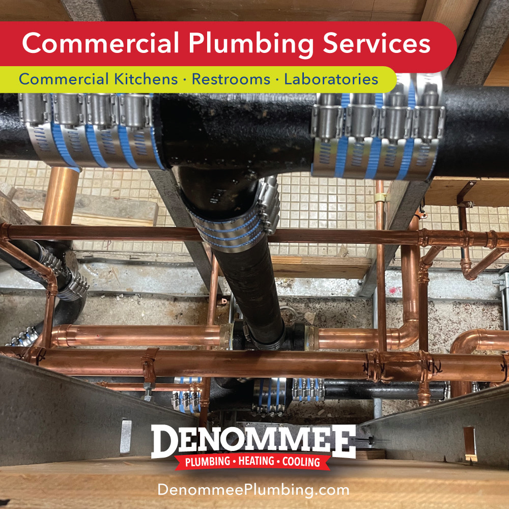 Commercial Plumbing Services for Restaurants, Offices and Labs.