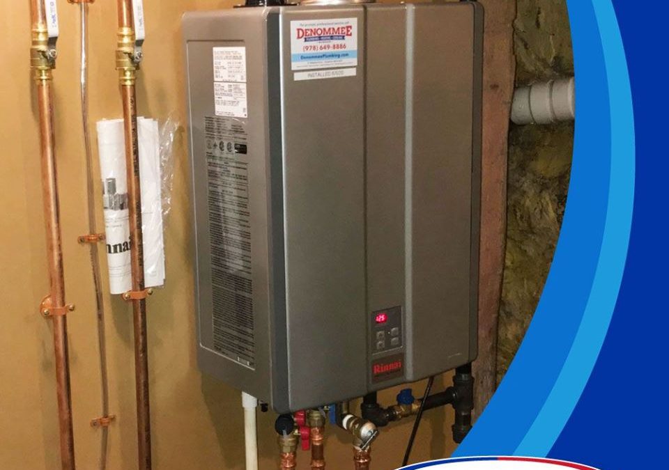 Rinnai tankless hot water heater installed in Tyngsboro, MA