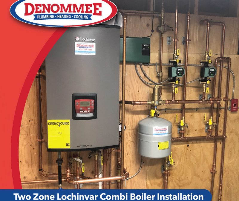 Lochinvar NOBLE™ combi boiler installed in Wilmington