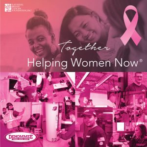 Team Denommee goes pink to raise awareness.