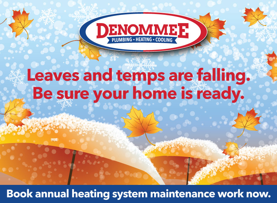 Book annual fall heating system tune-ups and upgrades