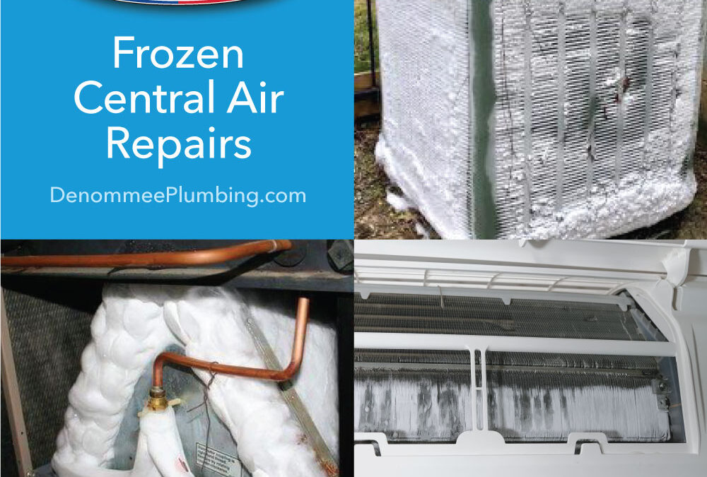 Frozen Air Conditioning HVAC Cooling System Repairs