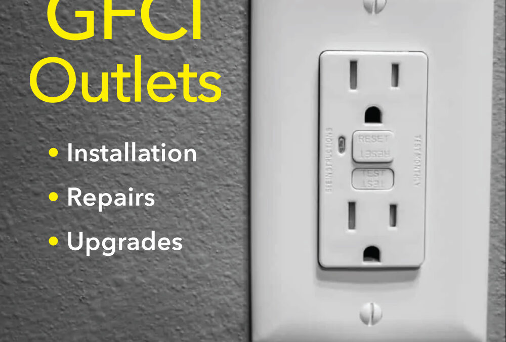 GFCI outlet installation and wiring by professional electricians