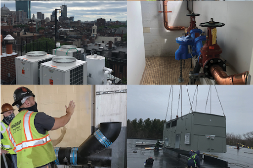 fully licensed and insured commercial contractors addressing plumbing, heating, cooling, gas piping and mechanical systems in Massachusetts and New Hampshire