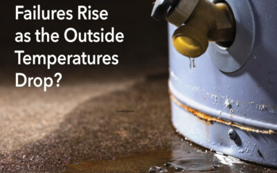 As outside temperatures drop, we see an increase in water heater failures. Why?